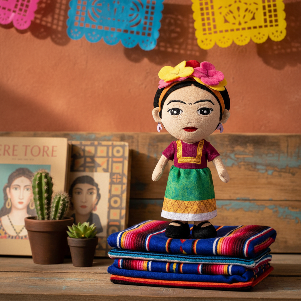 Plyšová hračka Frida Kahlo