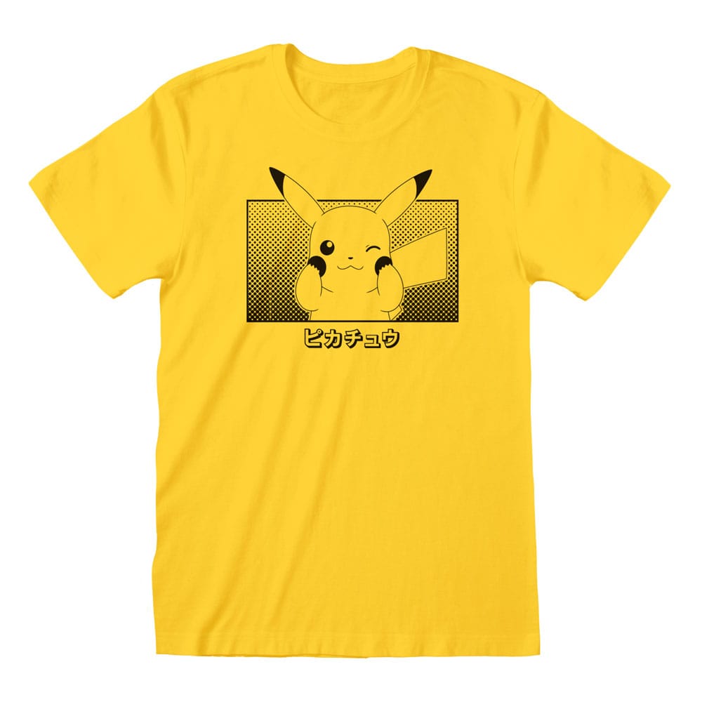 Pikachu Katakana T-paita 