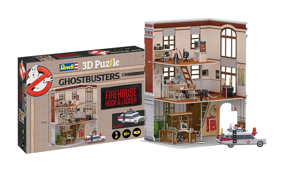 puzzle-3d-ghostbusters-firehouse-hook-ladder-revell