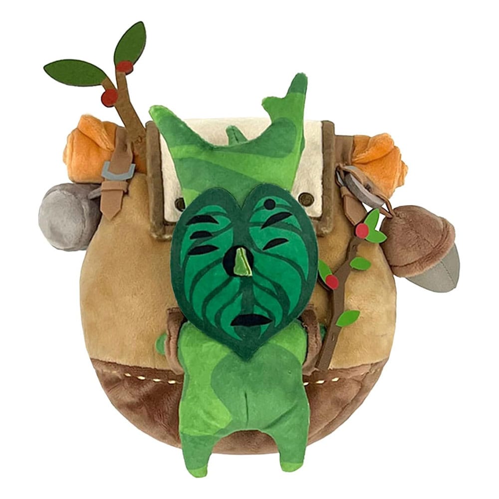 peluche the legend of zelda tears of the kingdom korok avec sac a dos sanei