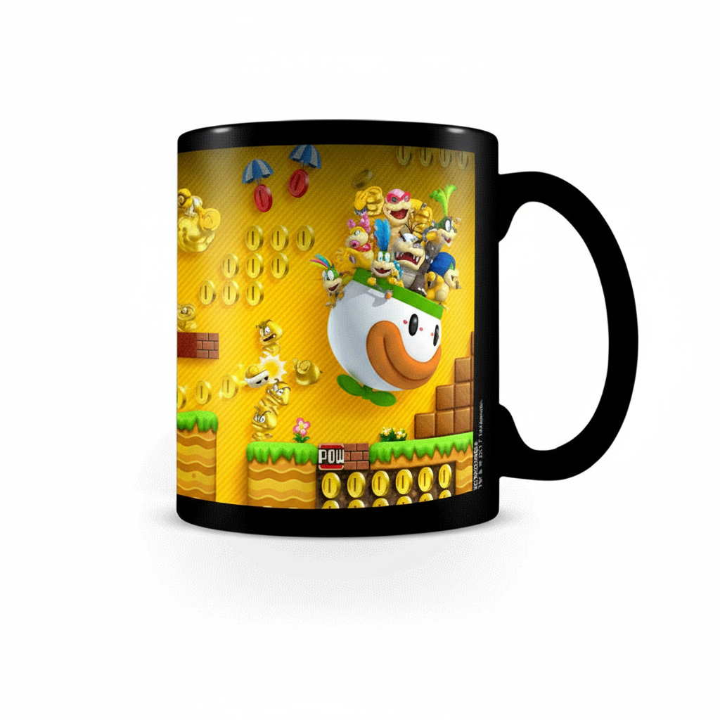 Mario Bros. Termoreaktív Bögre - Gold Coin Rush 