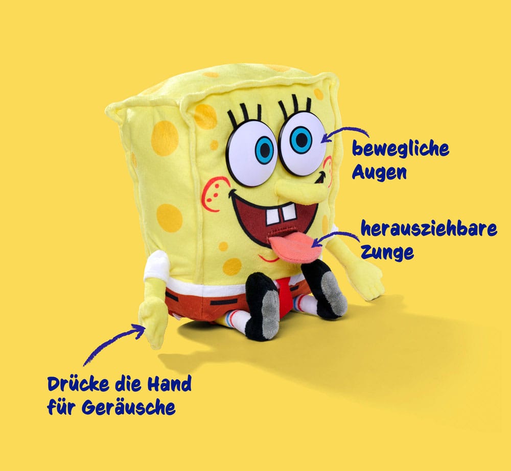 peluche sonore bob l eponge bob simba