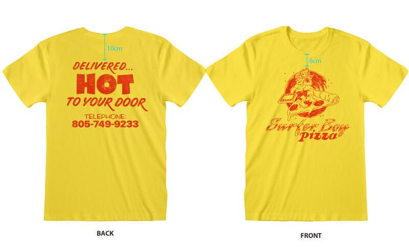 Surfer Boy Pizza T-shirt 