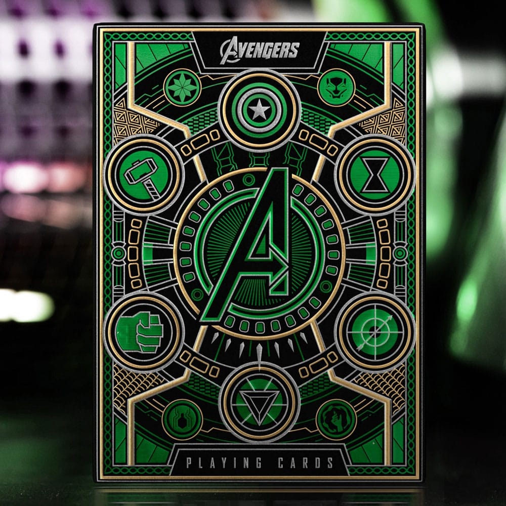 avengers green edition playing cards theory11