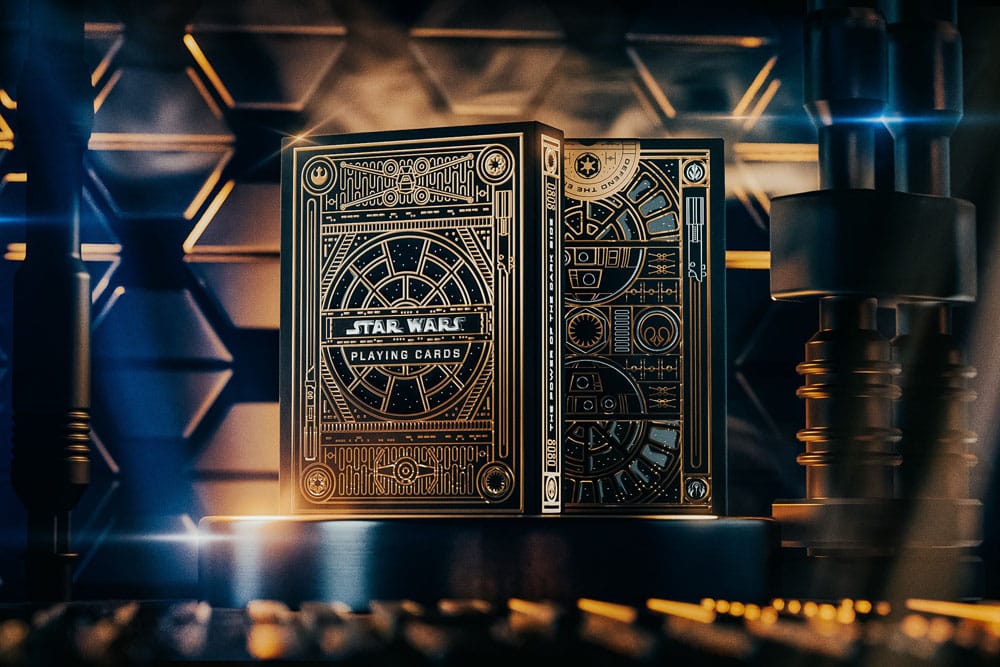 star wars gold edition playing cards theory11