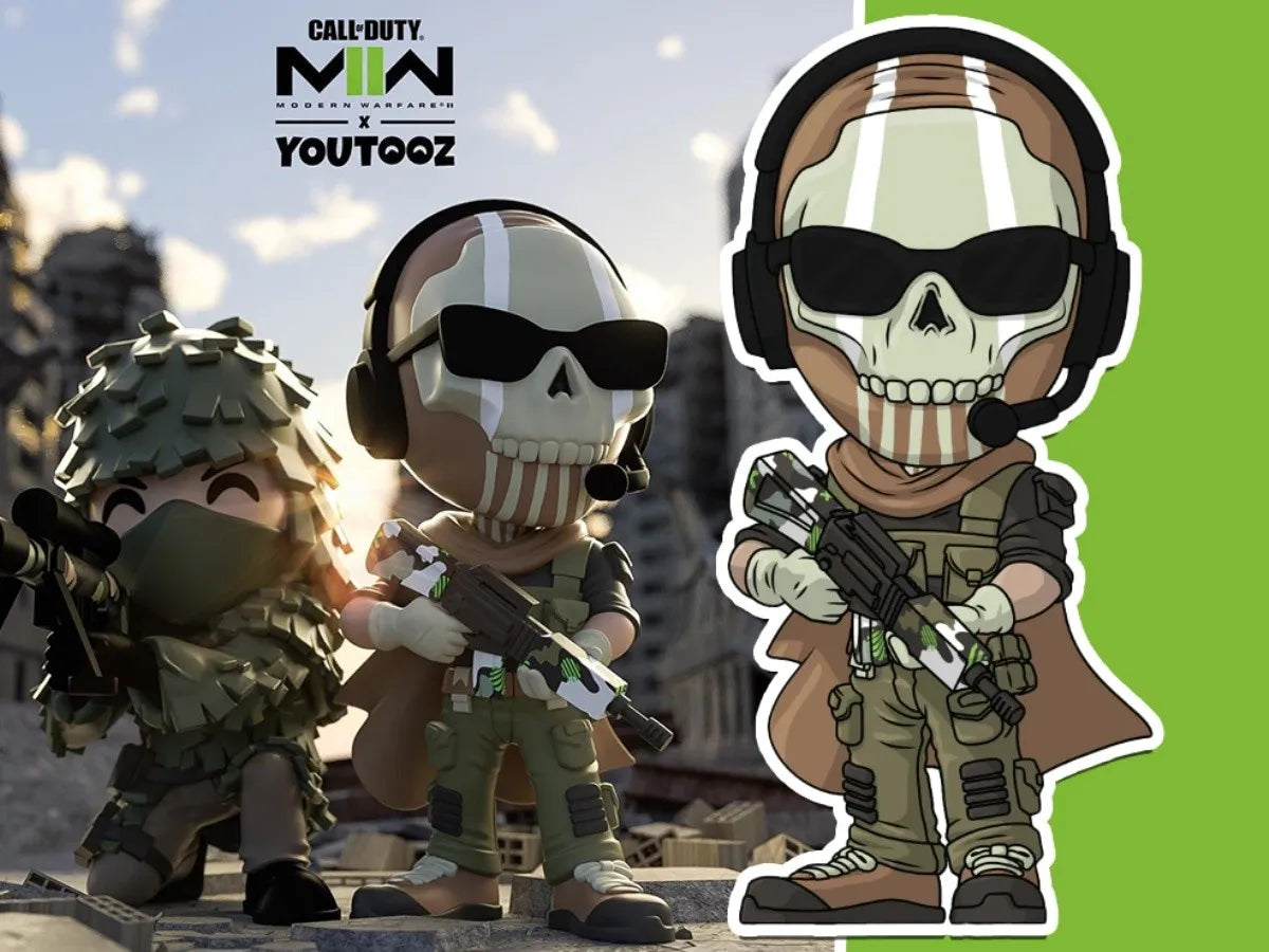 call of duty modern warfare 2 vinyl figurine ghost youtooz