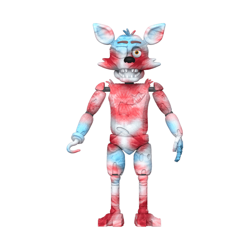 FNAF TieDye Foxy Action Figure Funko TIE-DYE FOXY ACTION FIGURE