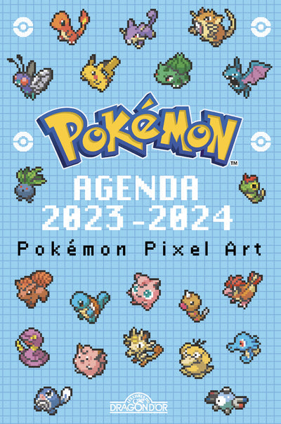 POKEMON - Agenda 2023/2024 - Couverture pixels