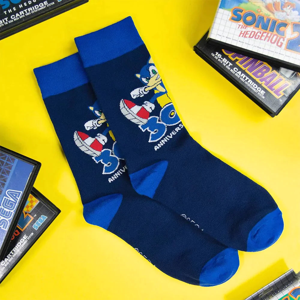 Chaussettes Sonic le Hérisson 30ème Anniversaire Sega Numskull Funko