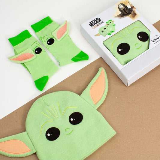 Coffret Chaussettes et Bonnet Bébé Yoda Numskull