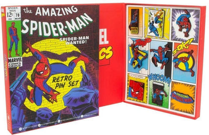 Coffret de Pin’s Spiderman Retro