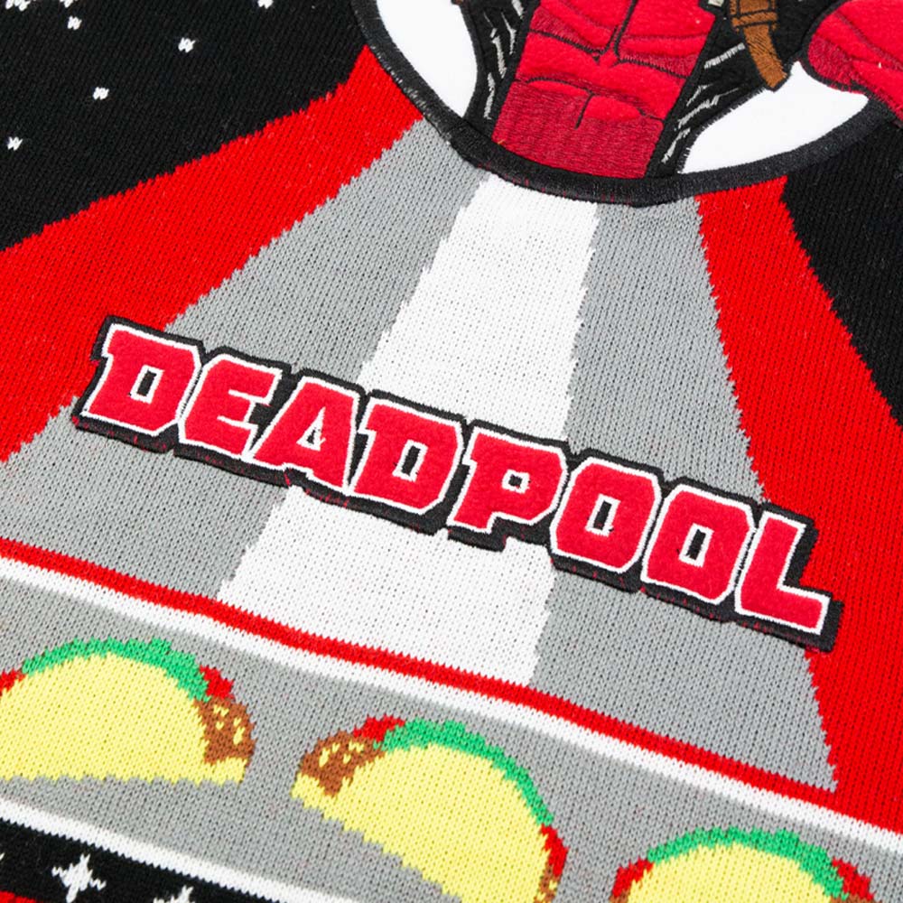 Pull de Noël Deadpool Licorne