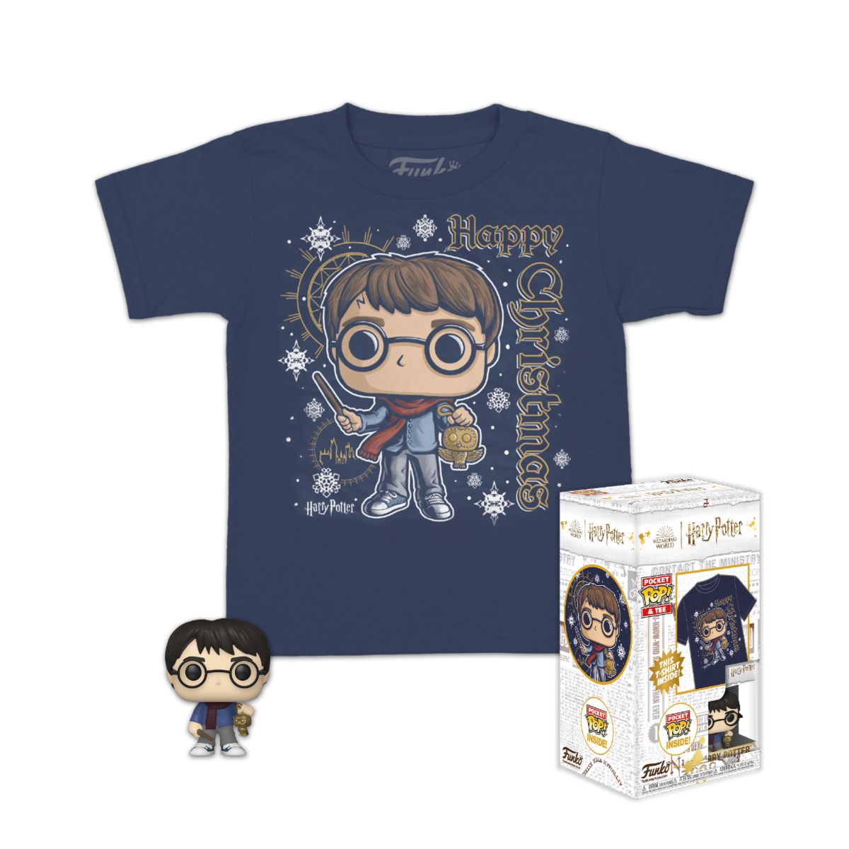 HARRY POOTER - Mini POP N° xx - Holliday Harry + T-shirt (M)