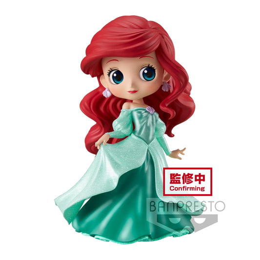 DISNEY Ariel Figurine Q Posket Glitter Line 14cm