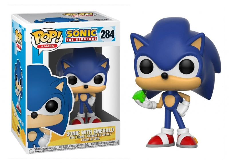 SONIC - POP N° 284 - Sonic with Emerald Funko