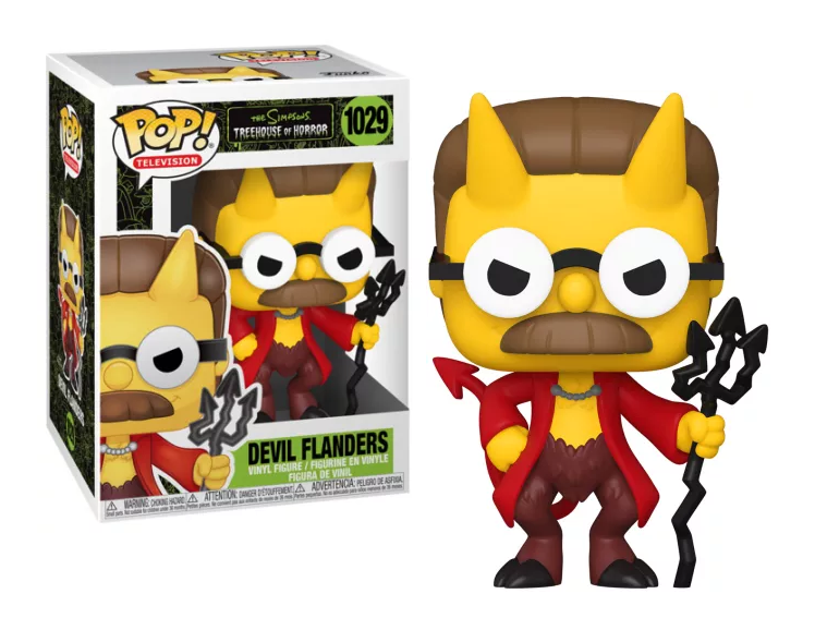 SIMPSONS Funko POP N° 1029 Devil Flanders | Les Simpson POP! Animation Vinyl figurine Flanders Diable Funko