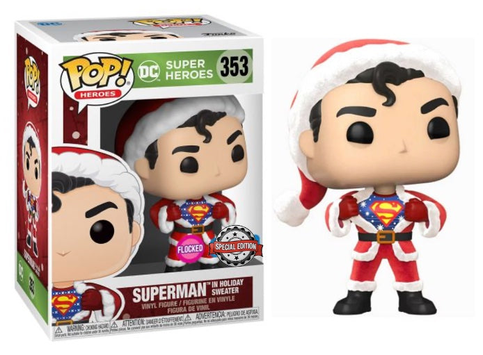 DC SUPER HEROES POP N° 353 Superman Flocked SPECIAL EDITION