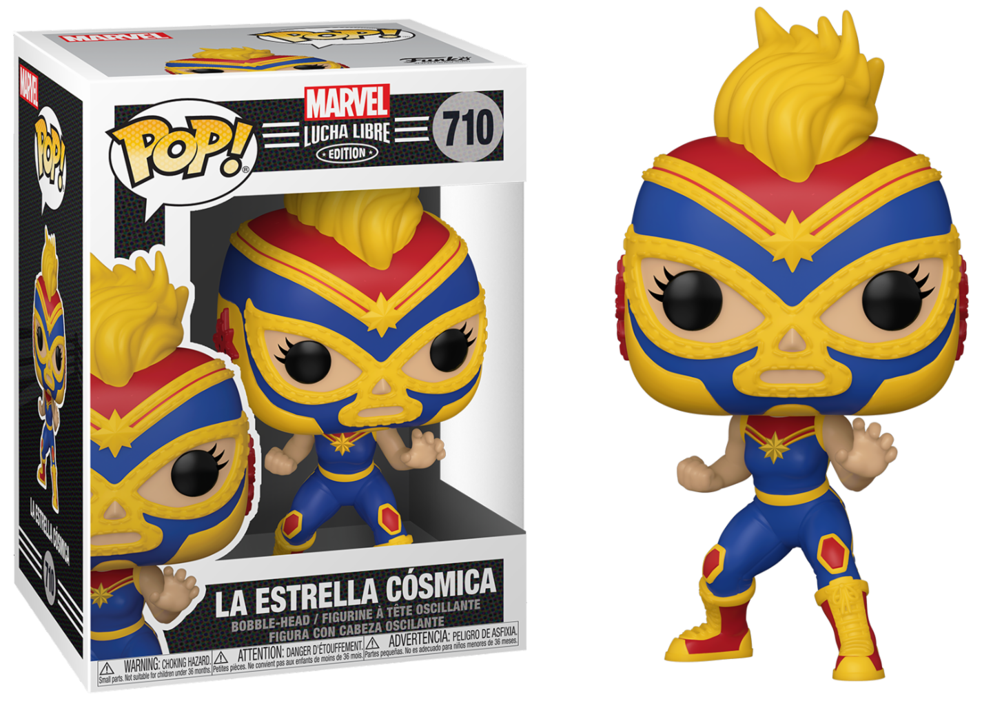 MARVEL - POP N° 710 - Lucha Libre Captain Marvel