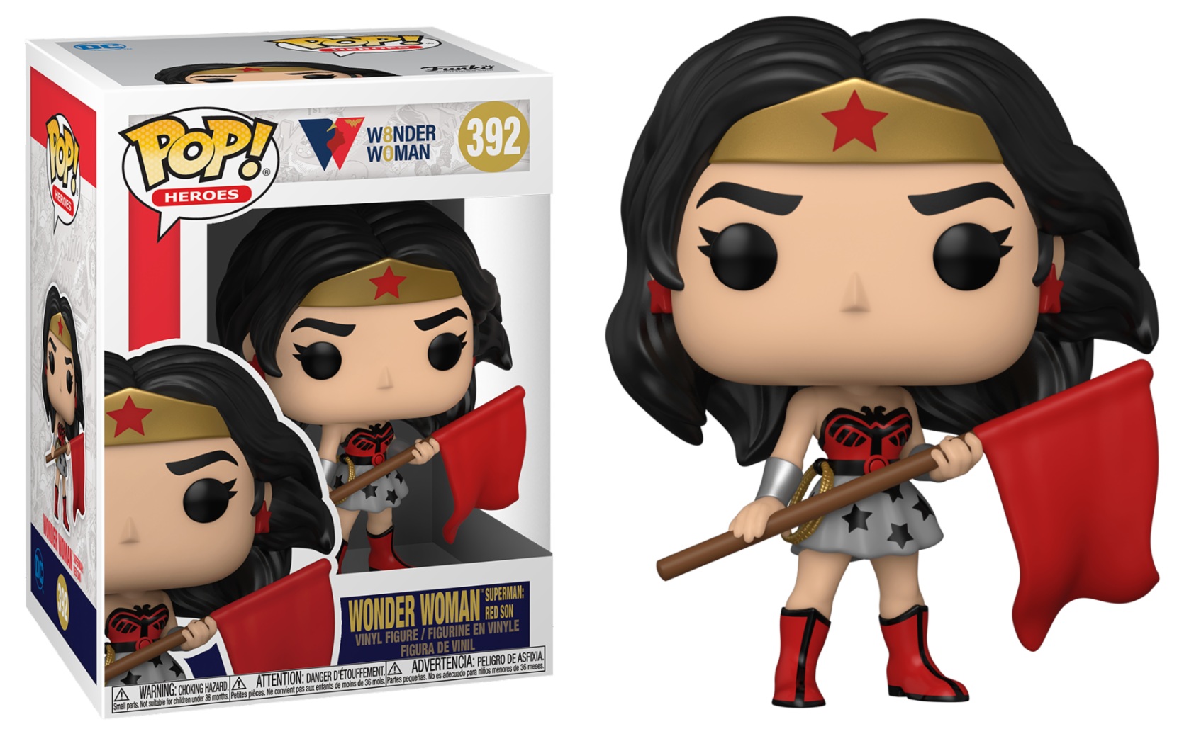 WONDER WOMAN 80TH - POP N° 392 - Wonder Woman (red son)