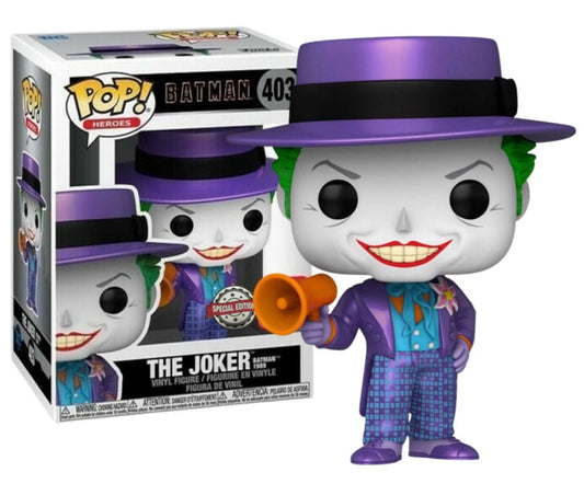 BATMAN 89 - POP N° 403 - Joker w/Speaker Metal Effect SPECIAL EDITION Funko