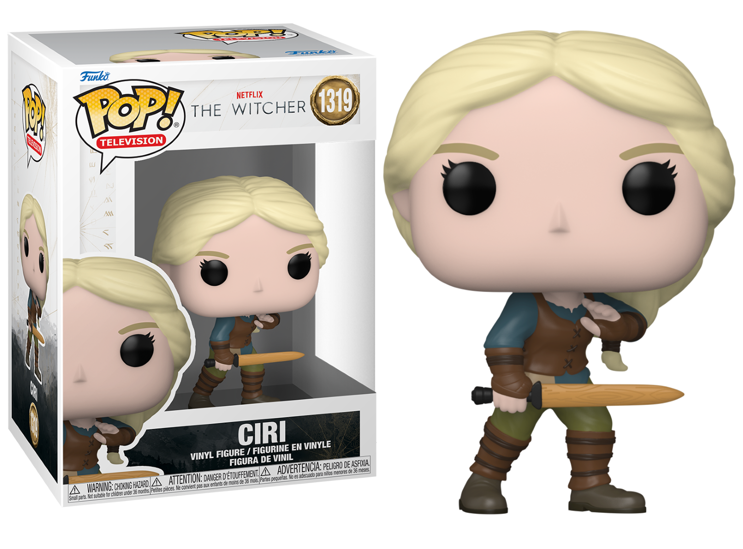 THE WITCHER S2 - POP TV N° 1319 - Ciri avec Epée