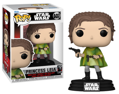 STAR WARS 6 "40EME ANNIVERSAIRE" - POP N° 607 - Leia (BH)