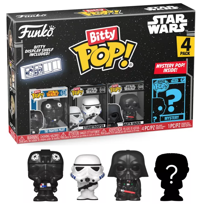 STAR WARS - Bitty Pop 4 Pack 2.5cm - Dark Vador