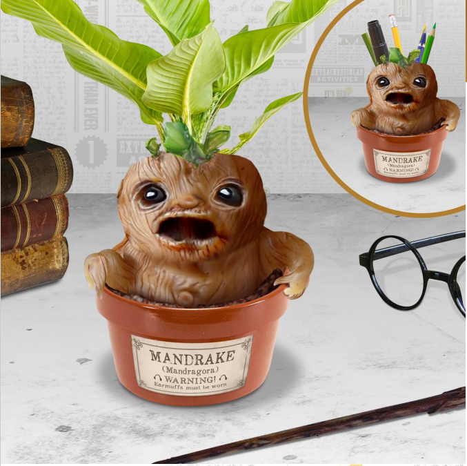 HARRY POTTER - Mandragore - Pot à plantes et à stylos