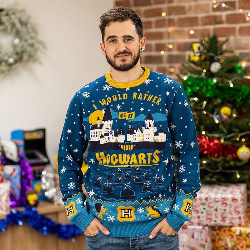 Pull de Noël Harry Potter - Poudlard