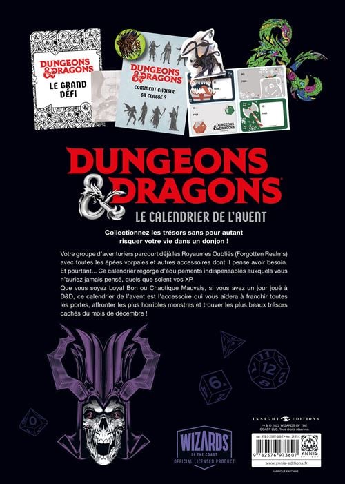 Donjons et dragons - le calendrier de l'avent