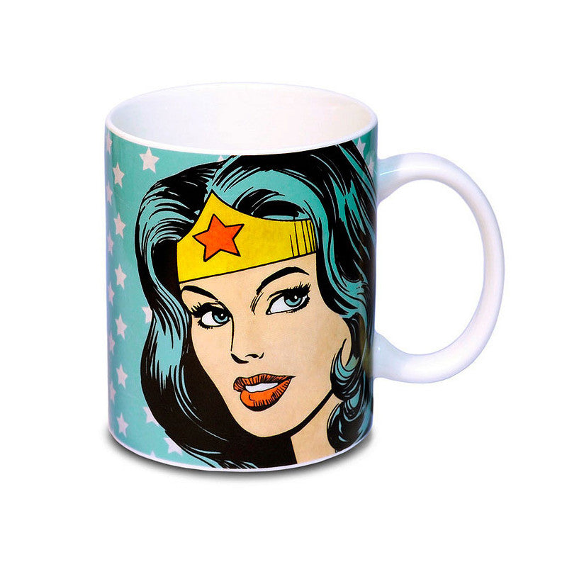 Mug Wonder Woman Portrait Univers rétro