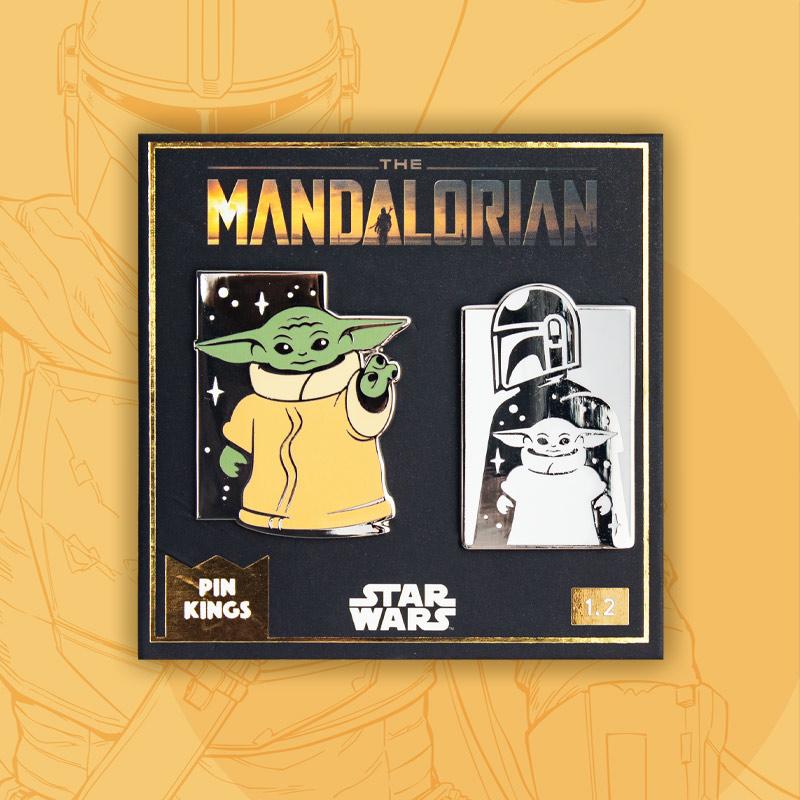 Pin's Star Wars The Mandalorian Set 1.2 Pin Kings