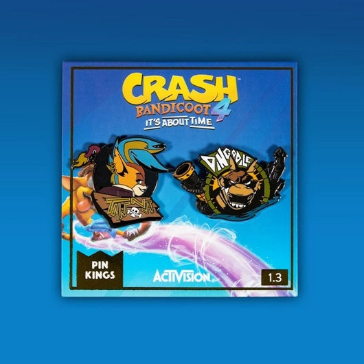 Pin's Crash Bandicoot Set 1.3 - Tawna et Dingodile Pin Kings