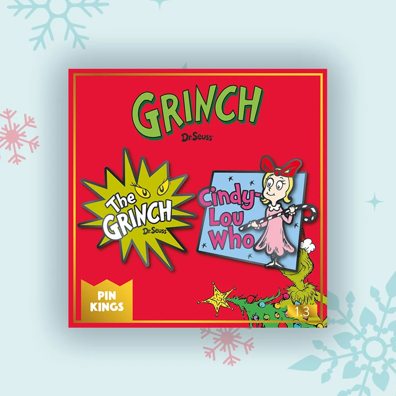 Pin's Grinch Set 1.3 Pin Kings