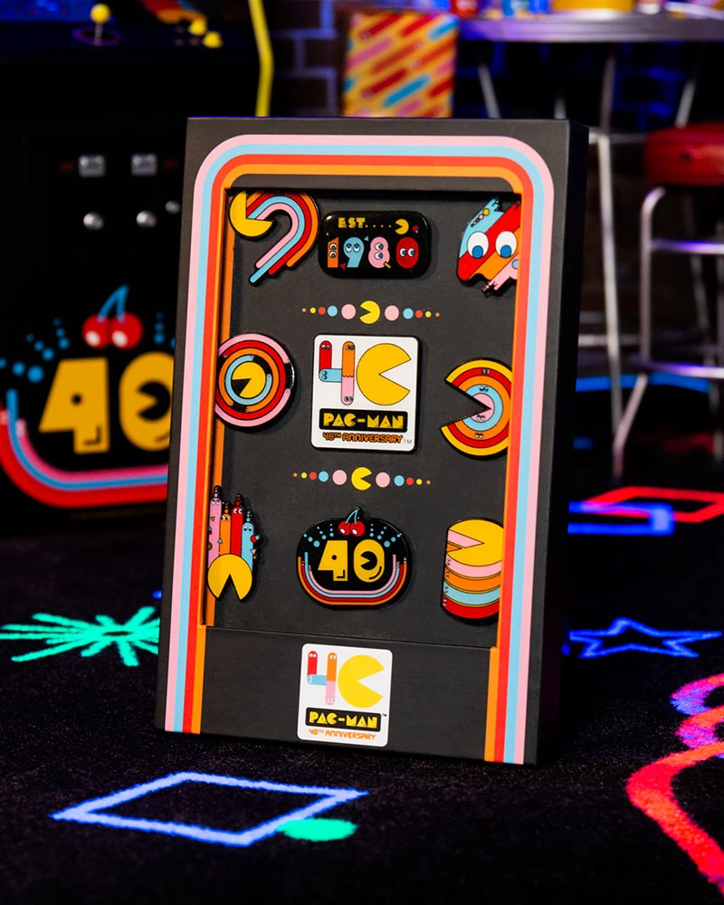 Pin's PAC-MAN 40ème Anniversaire Set Numskull