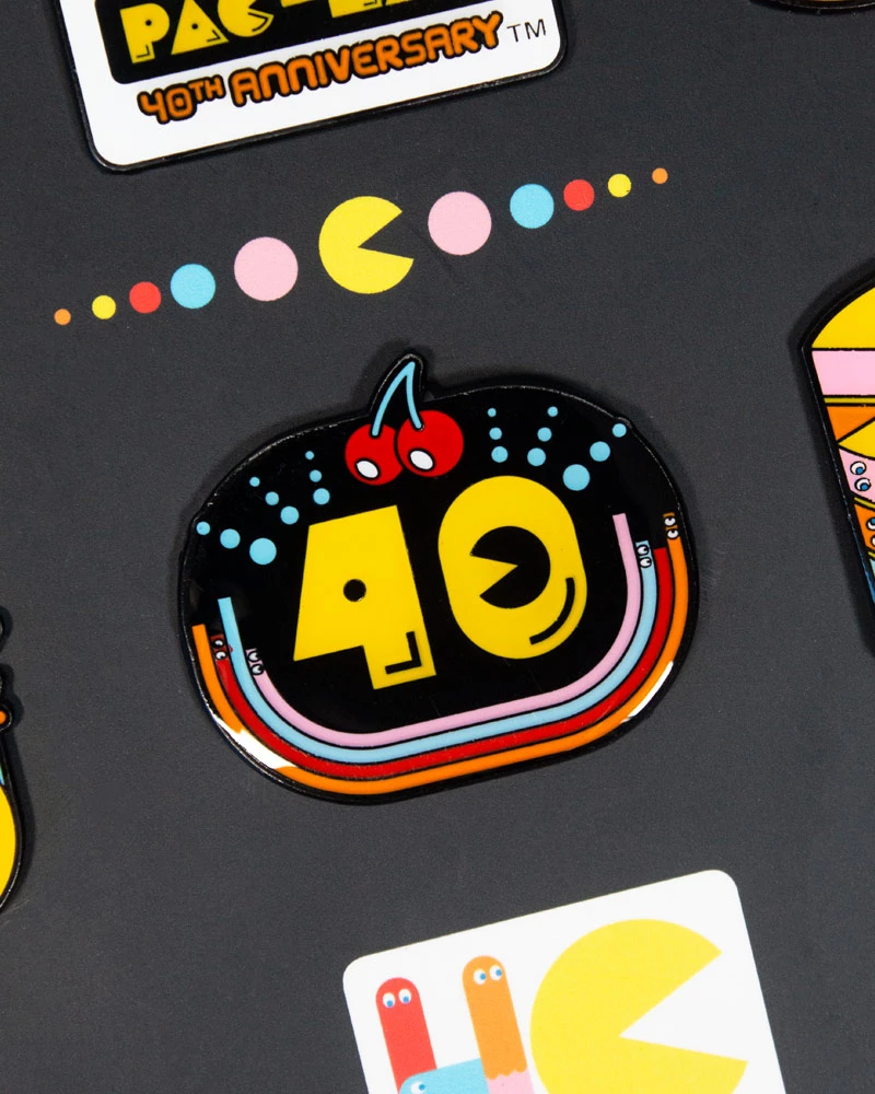 Pin's PAC-MAN 40ème Anniversaire Set