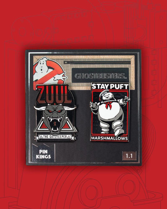 Pin's SOS Fantômes Set 1.1 - Zuul & Bibendum Chamallow Pin Kings