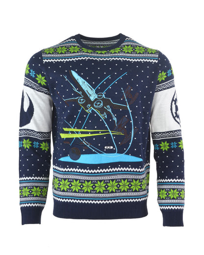 Pull de Noël X-Wing Bataille de Yavin