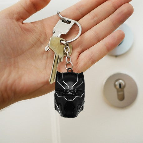 Porte clés Masque Black Panther 3D