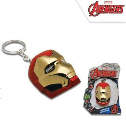 Porte clés Casque Iron Man 3D Univers rétro