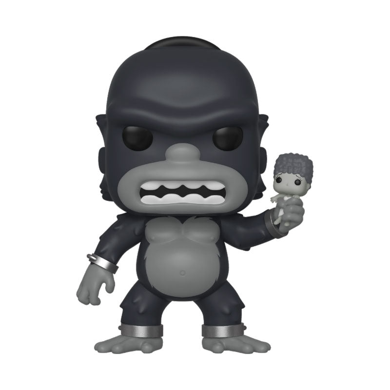 THE SIMPSONS Funko POP N° 822 - King Homer | Simpsons Figurine POP! TV Vinyl King Kong Homer 9 cm Funko