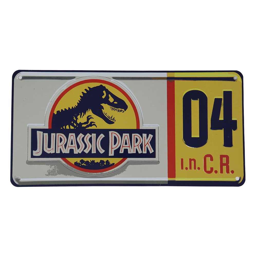 Plaque Minéralogique 04 Jurassic Park Dennis Nedry FaNaTtik Funko